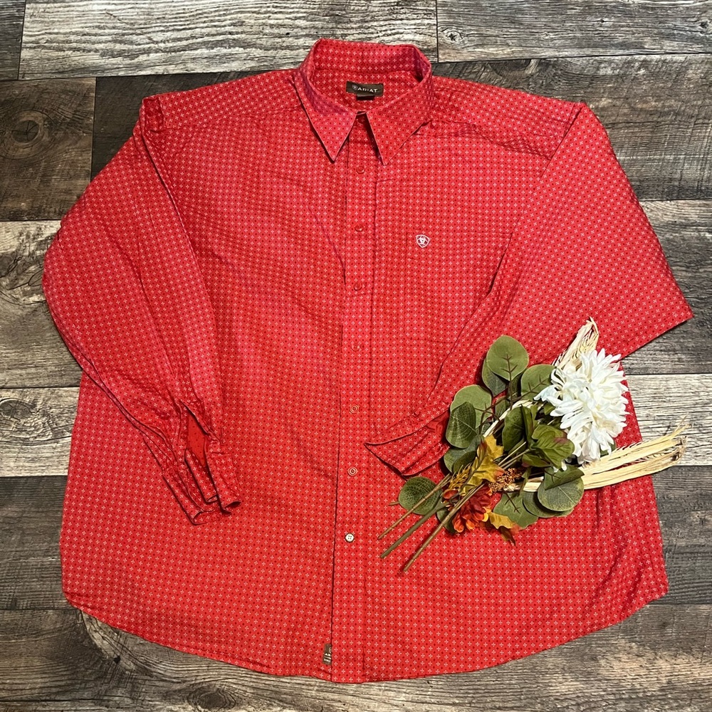 EUC 3x mens ariat long sleeve